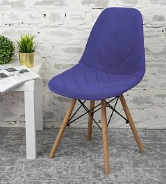 Чехол Е03 на стул Eames, синий - Фото предпросмотра