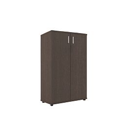 Шкаф средний закрытый Trend 77,6x36x122,8 тёмный дуб - Фото предпросмотра