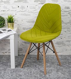 Чехол Е03 на стул Eames, оливковый - Фото предпросмотра