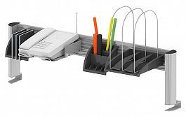 Настольный органайзер "Система-M" ПК-АСС-ОР88х25№5-В1-07 серый - Фото предпросмотра