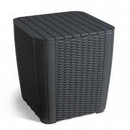 Стол "Luzon Plus Flat Wicker Graphite 115 L" - Фото предпросмотра