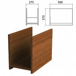 Подставка под системный блок "Эко", 275х500х370 мм, орех, 400996-19 - Фото предпросмотра